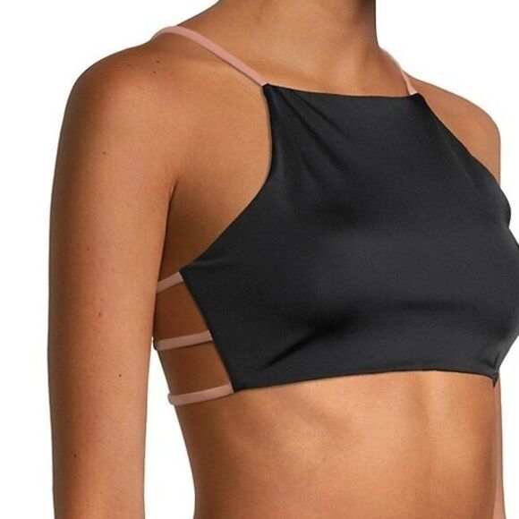 Onia Elsa Black Bikini Top Medium NWT - Picture 1 of 5